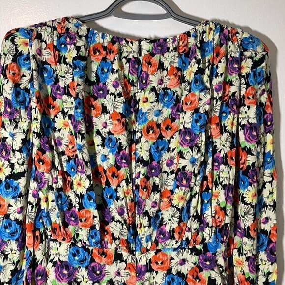 Blogger’s Favourite Zara Multicolored Floral Printed Mini Dress size XS - Picture 12 of 15